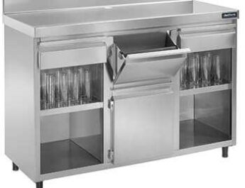Muebles de acero inoxidable para cafeterías: funcionalidad