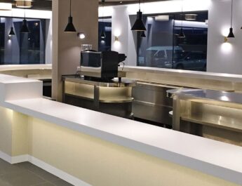 Muebles para Barras de Cafetería: Materiales