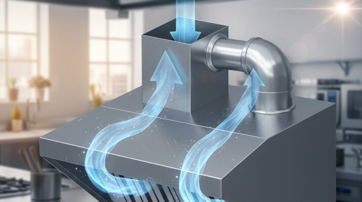 Plénum de una campana extractora industrial: importancia en la ventilación de cocinas profesionales