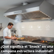 Todo sobre el “Snack” en campana extractora industrial: guía práctica