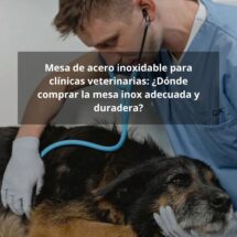 Mesa de acero inoxidable para clínicas veterinarias: ¿Dónde comprar la mesa inox adecuada y duradera?