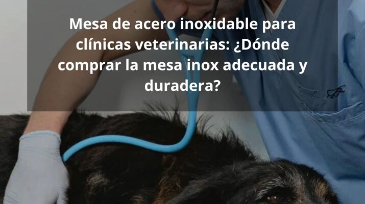 Mesa de acero inoxidable para clínicas veterinarias: ¿Dónde comprar la mesa inox adecuada y duradera?