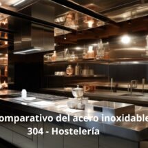 Estudio comparativo del acero inoxidable AISI 304- Hostelería