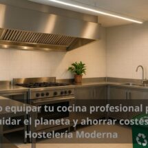 Cómo equipar tu cocina profesional para cuidar el planeta y ahorrar costes- Hostelería moderna