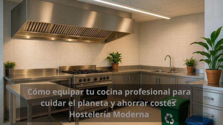 Cómo equipar tu cocina profesional para cuidar el planeta y ahorrar costes- Hostelería moderna