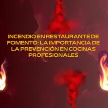 Incendio en restaurante de Fomento: la importancia de la prevención en cocinas profesionales