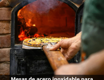 ¿Qué mesa de acero inoxidable me recomiendas para una pizzería pequeña?