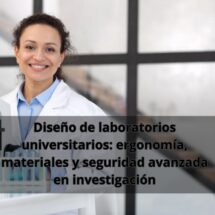 Diseño de laboratorios universitarios: ergonomía, materiales y seguridad avanzada en investigación
