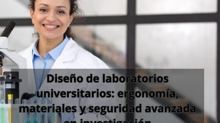 Diseño de laboratorios universitarios: ergonomía, materiales y seguridad avanzada en investigación
