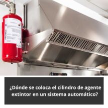¿Dónde se coloca el cilindro de agente extintor en un sistema automático? La ubicación estratégica del cilindro: el corazón del sistema.