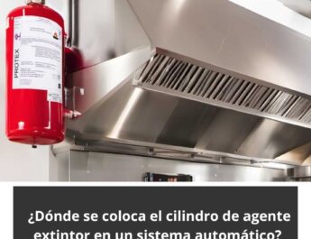 ¿Dónde se coloca el cilindro de agente extintor en un sistema automático? La ubicación estratégica del cilindro: el corazón del sistema.