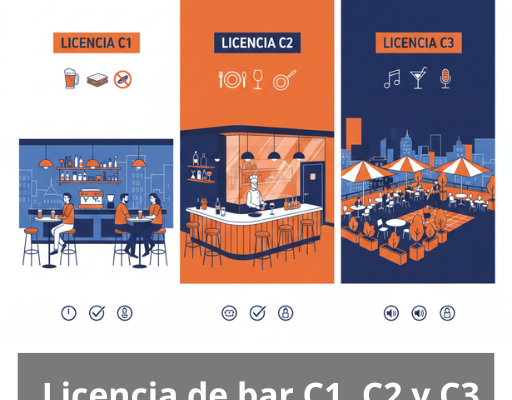Licencia de bar C1, C2 y C3. Guía completa para emprendedores que buscan abrir un bar con garantías.