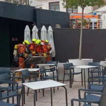 ¡Intervención de urgencia! Un incendio sacude El Rovellet de l'ou de Ontinyent