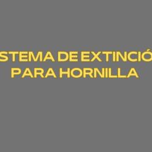 Sistema de extinción para hornilla. Seguridad técnica avanzada para cocinas profesionales.