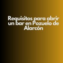 Requisitos para abrir un bar en Pozuelo de Alarcón. Abrir un establecimiento de hostelería en Pozuelo de Alarcón exige una planificación meticulosa.