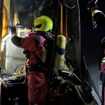 Cuantiosos daños materiales tras un incendio nocturno en un restaurante de la zona monumental