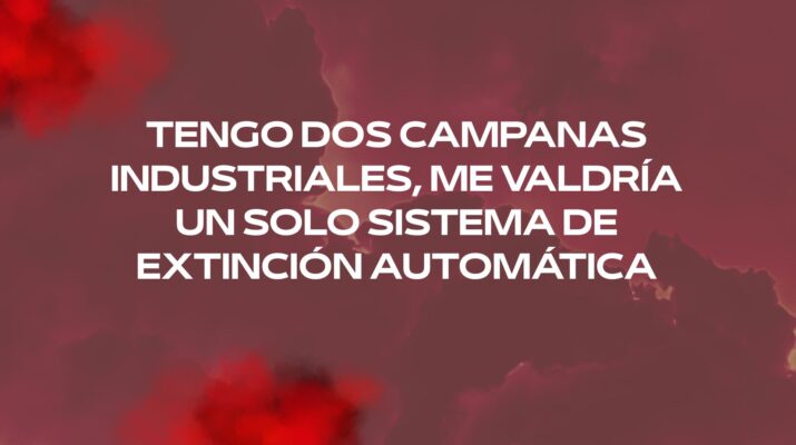 Tengo dos campanas industriales, me valdría un solo sistema de extinción automática. Seguridad contra incendios en cocinas profesionales