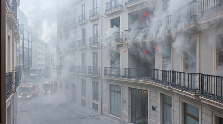 Un incendio en un establecimiento hotelero de Málaga obliga a evacuar a más de un centenar de personas. La rápida propagación