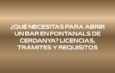 Descubre los requisitos para abrir un bar en Fontanals de Cerdanya: licencias, trámites, normativa, instalaciones y documentación necesaria.